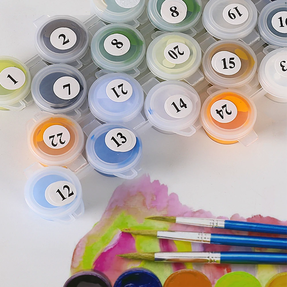 Abstract Oil Painting Color Owl Canvas Paint By Numbers For Adults Wall Painting Canvas Print Arts Crafts Artwork Painting