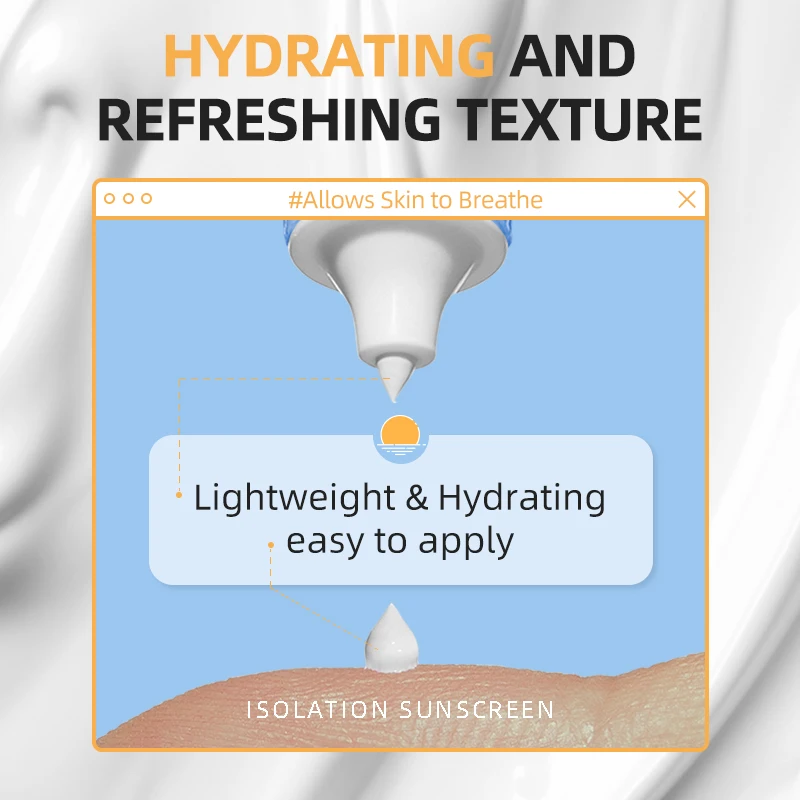 Sunscreen Protection Moisturizing Hydrating Whitening Skin Nourishing Antioxidants SPF 90 Sunblock