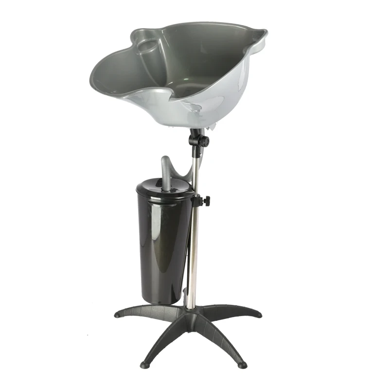 Factory supply salon hairdressing black portable shampoo basin for washing hair