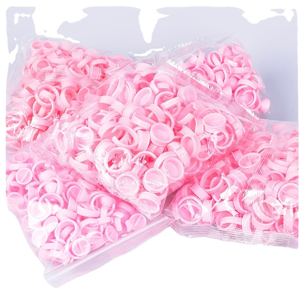 Одноразовые чашки для чернил татуировок чашка микроблейдинга с перманентным пигментом кольцо макияжа клей ресниц гель ногтей