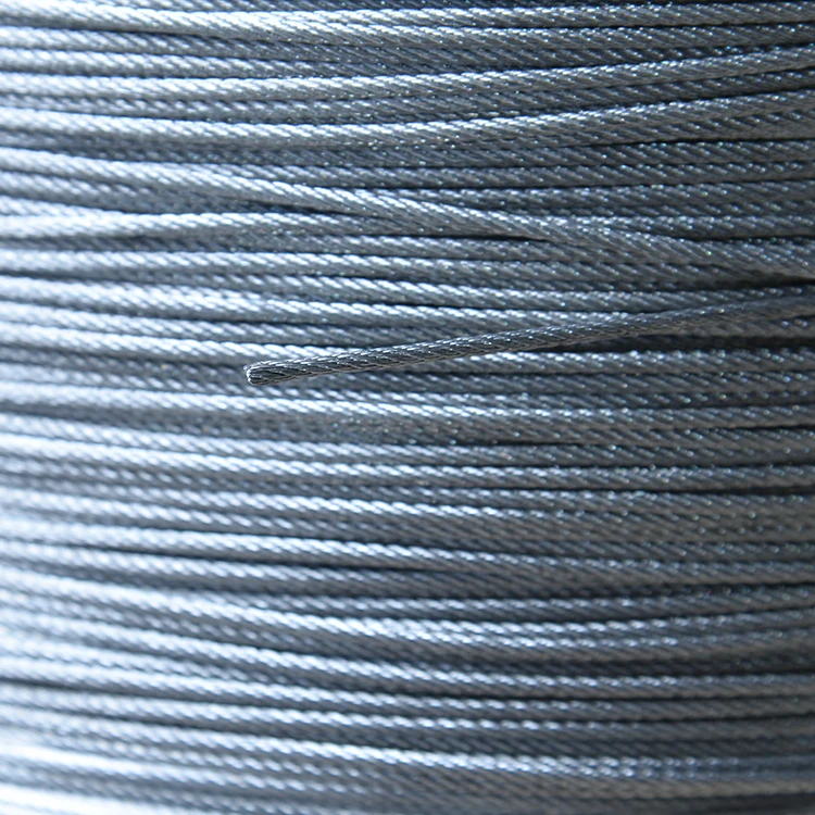galvanized steel wire rope 10mm