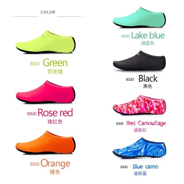 2023 best selling Diving socks beach shoes  quick dry non-slip  aqua socks shoes water shoes