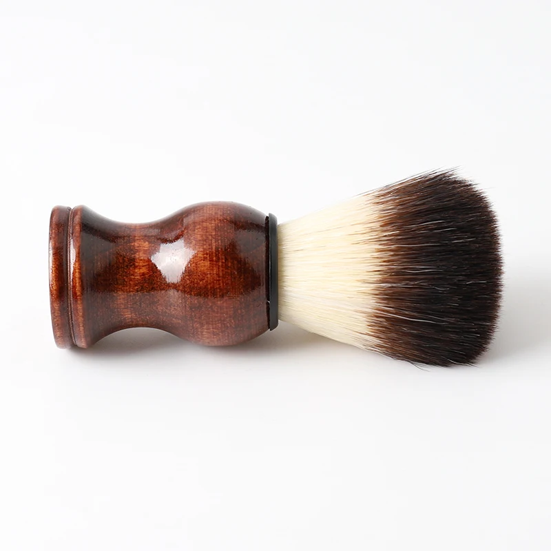 Мужская щетка для стрижки бороды от производителя beecn, кисть для бритья, чистый барсук