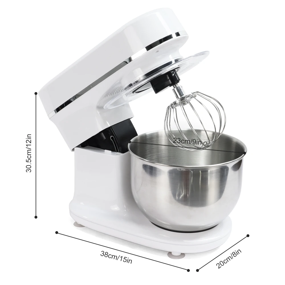 Commercial electronic steel mixer cake strong power