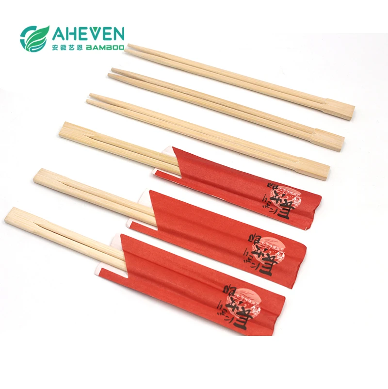EVEN Factory Directly Cheap Price Bamboo Twin Chopstick Custom Printed Disposable Chopsticks For Sale