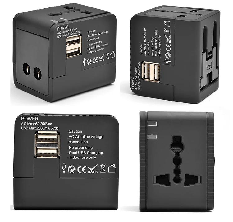 Bosslyn factory good quality product multi socket and plug, universal travel adapter, electrical plugs and sockets