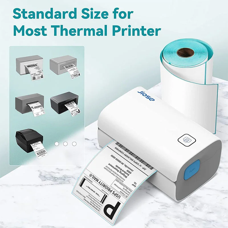 Biodegradable Waterproof Custom Printed Logo Black Self Adhesive Vinyl Gold Foil Packaging direct thermal label rolls