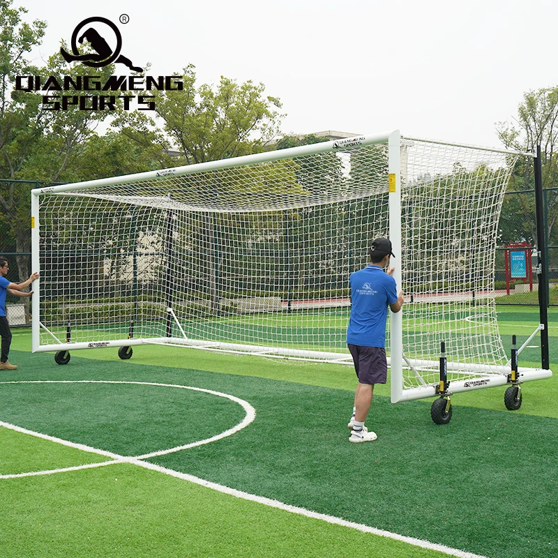 Aluminum Movable Soccer Goal Customizable 24ft x 8ft Professional Freestanding Stadium Box Football goal