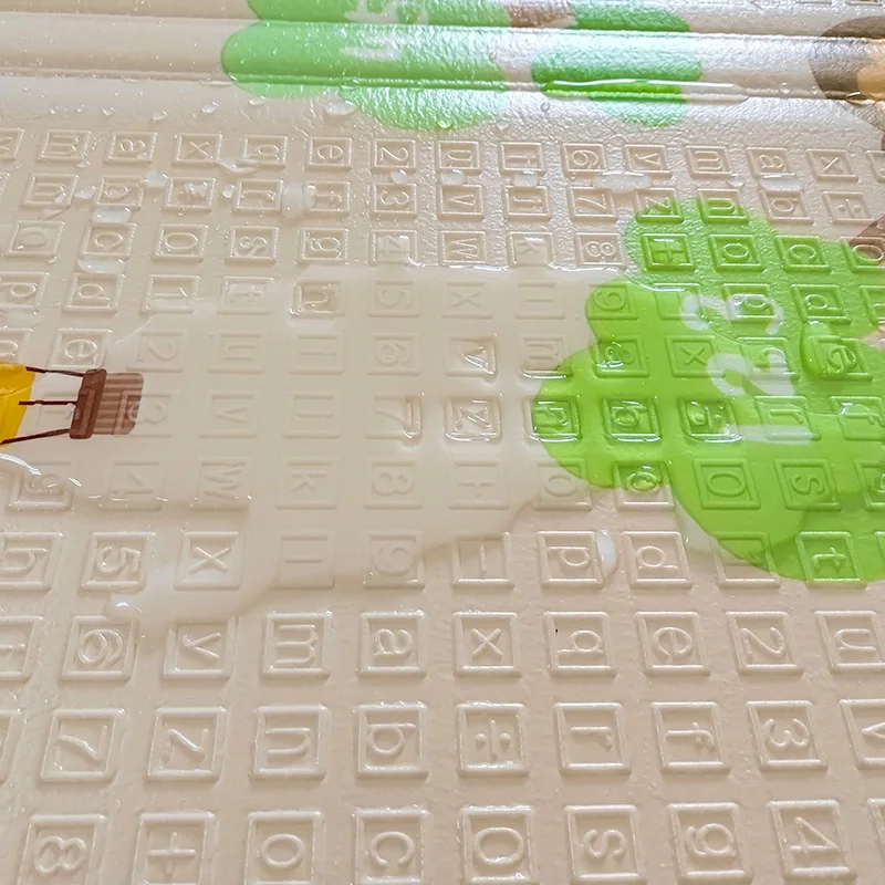 Custom xpe foam mat indoor toddler floor foldable folding kids crawling baby playmat play mats for baby child