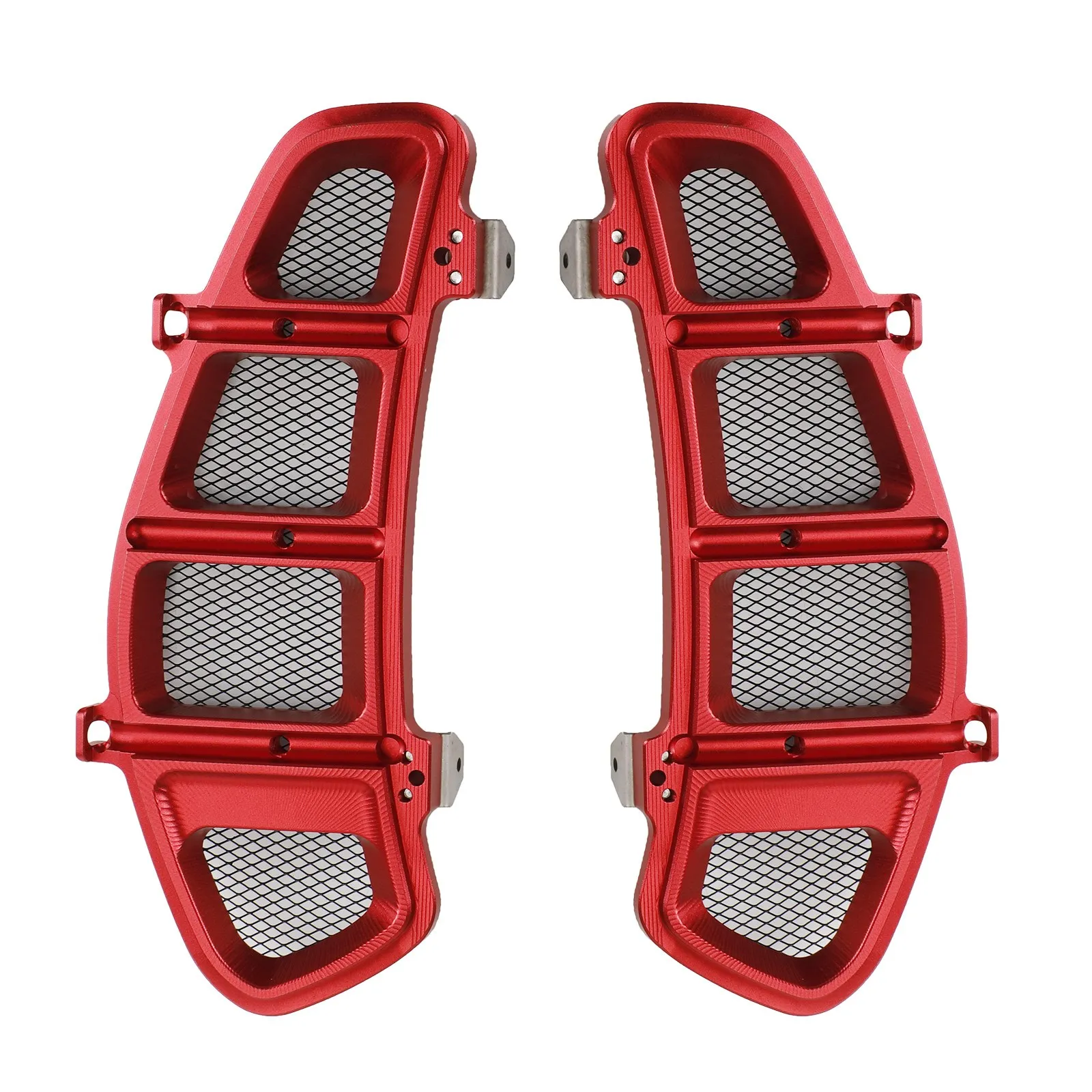 Motorcycle Radiator Guard Protector Radiator Cover For Vespa GTS 250 300 Steel Stainless