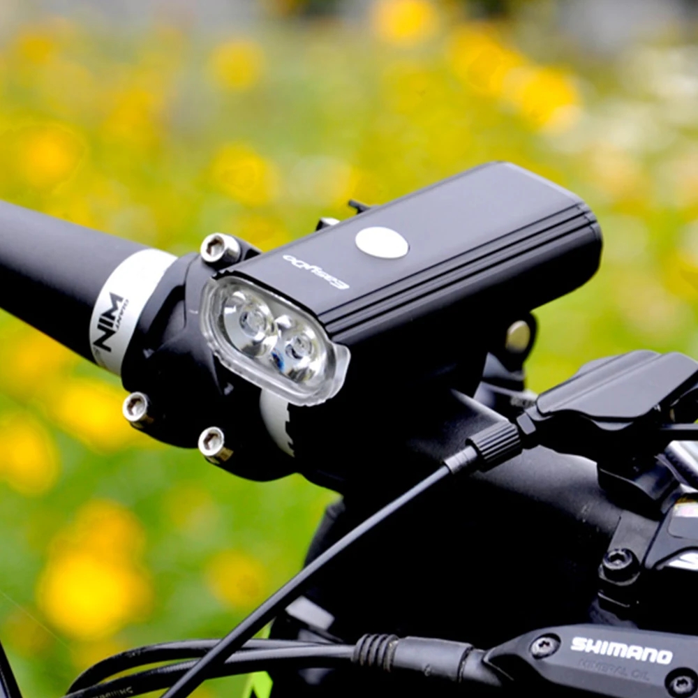 10W Lamp Beads 1000 Lumen 4400mAh Rechargeable Bike Front Light Bicycle Light LED Cycle Light Waterproof
