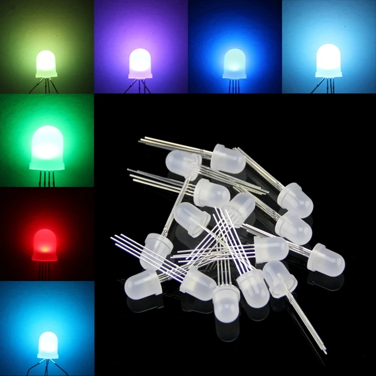 RoHS Certified warranty 5 years WS2812/SK6812 white diffused Addressable LED RGB 8mm round Point Control LED diode
