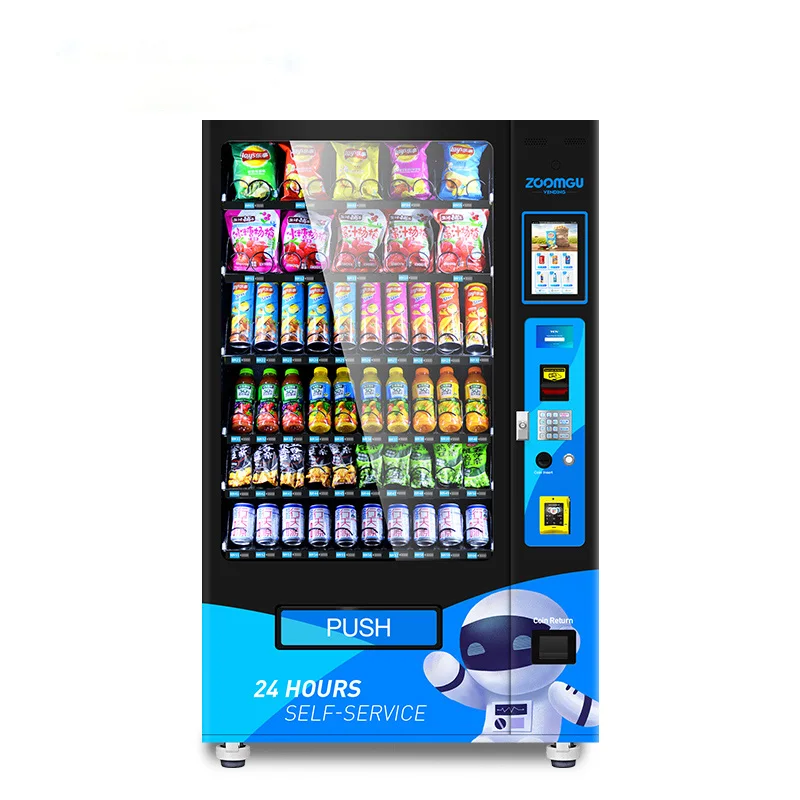 Оптовый торговый автомат Zoomgu автоматический для закусок субъективный продуктов и