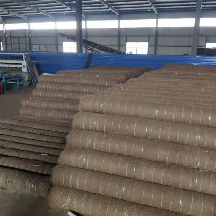 Wall Reinforcement Coconut Fiber Ground Protection Road Matting Rolls Coir Erosion Control Blankets