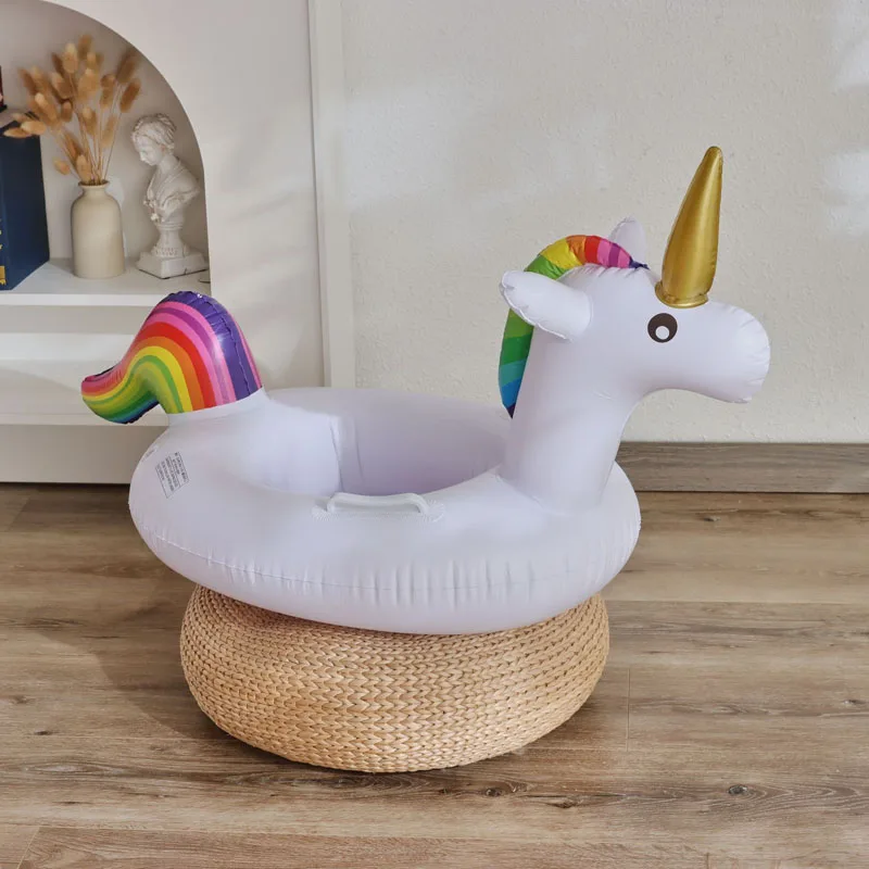 Hot selling Inflatable unicorn child baby Swim Float Seat