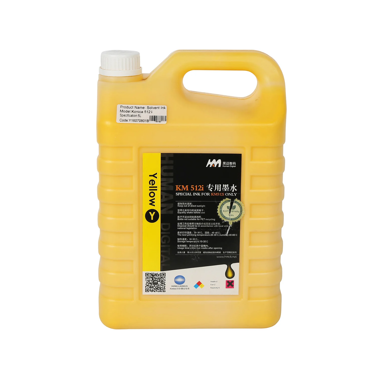 high quality human konica 512i-30pl solvent ink