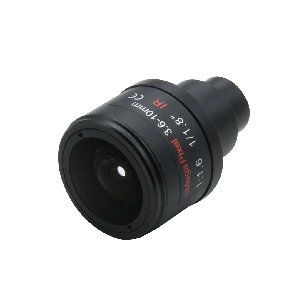 3.6-10mm 1/1.8 inch 6MP D14 Mount cctv varifocal lens