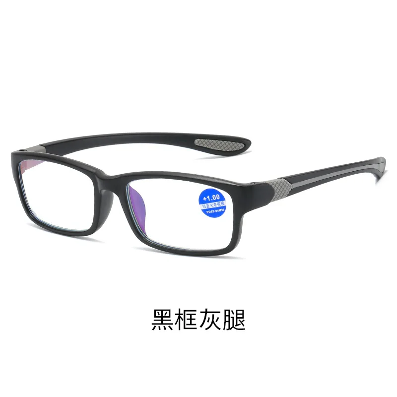 high quality unbreakable cheap sport presbyopia anti blue light reading glasses for women men