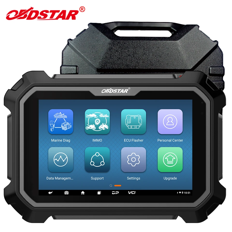 OBDSTAR D800 A + B морской дизельный Электрический реактивный двигатель лодочный диагностический инструмент для подвесной гидромотора японский программатор ключей