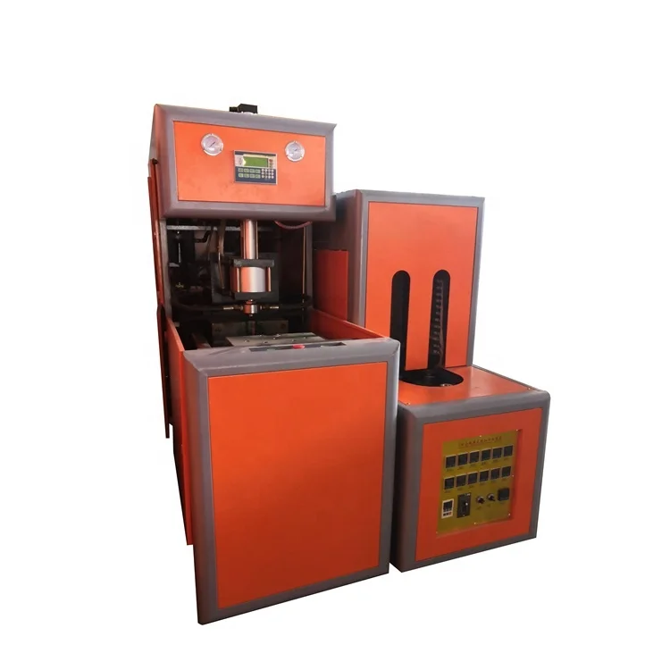 custom design high speed semi-automatic pet plastic bottle blow molding machine