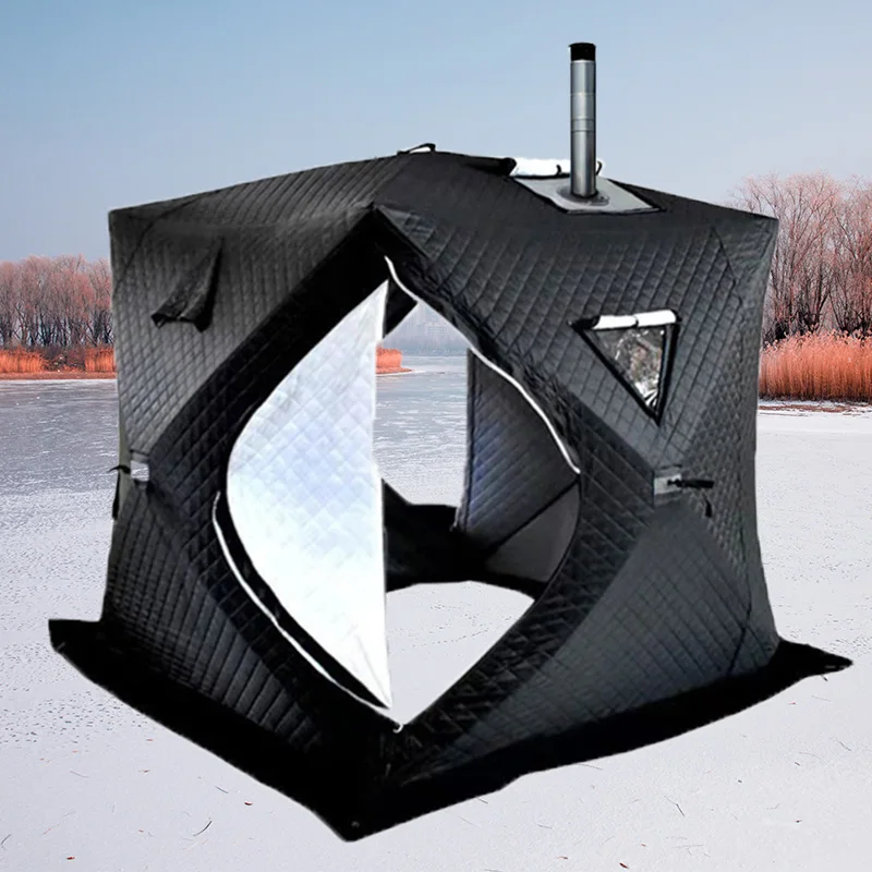 customized fishing tents wind and snow proof outdoor camping tents, increase warmth and winter tents