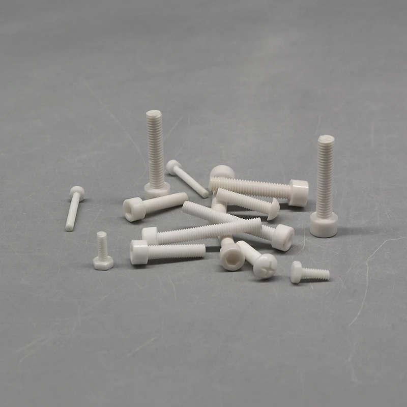 M8 Hexagon Ceramic Screw, Anti-Oxidation Screw, High Temperature Bolt