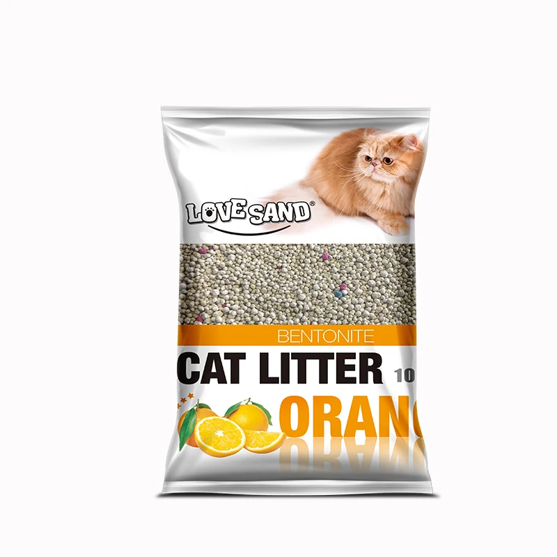 5L Strong Cat Litter Agglomeration And Deodorization ball shape cat sand bentonite cat litter arena para gatos