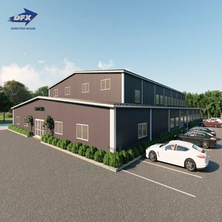 Prefabricated Light Steel Structures Commercial Warehouse Steel Metal Buildings Sheds workshop building