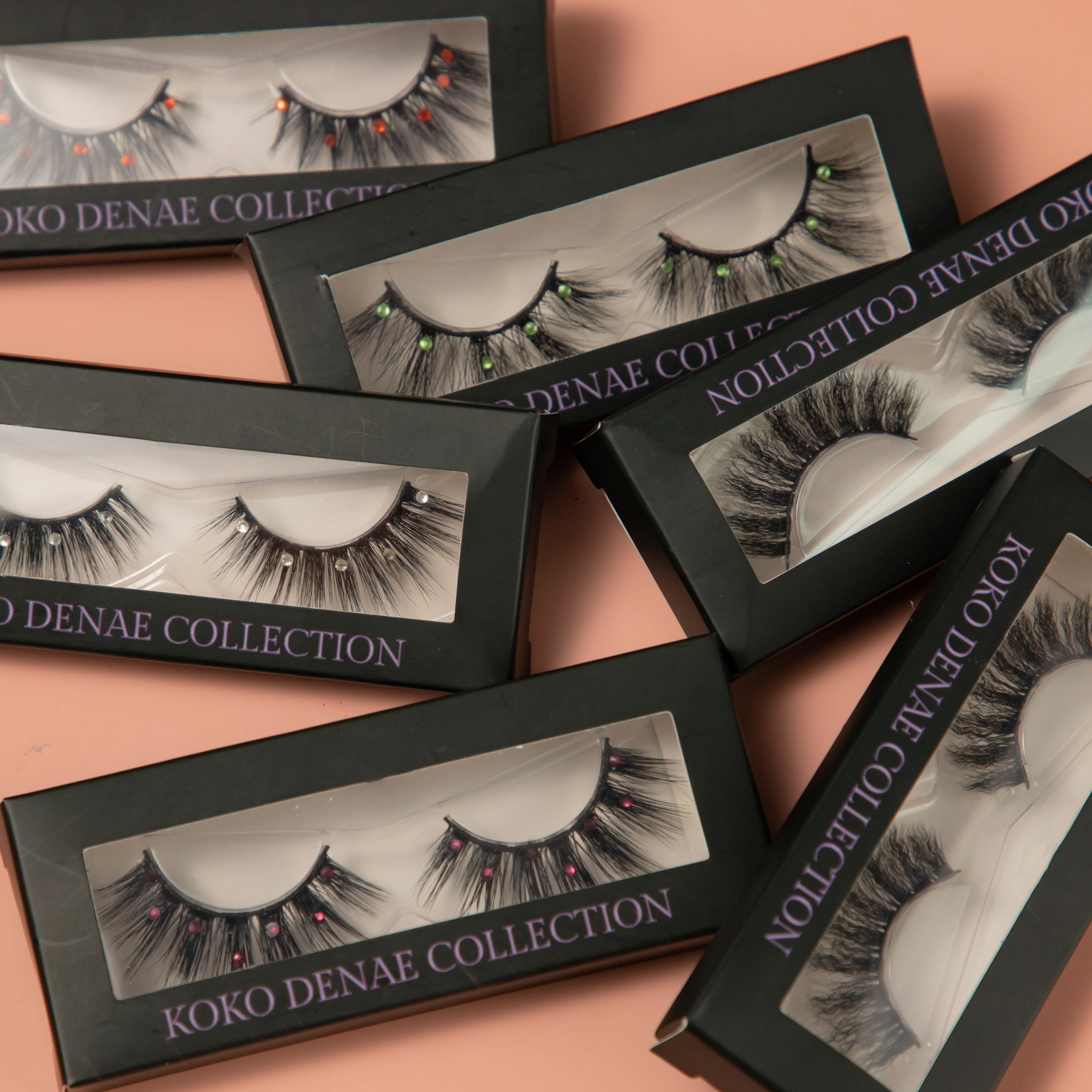 
Free samples and Fastest delivery customized private labels cases with cases black custom eyelash packaging box 