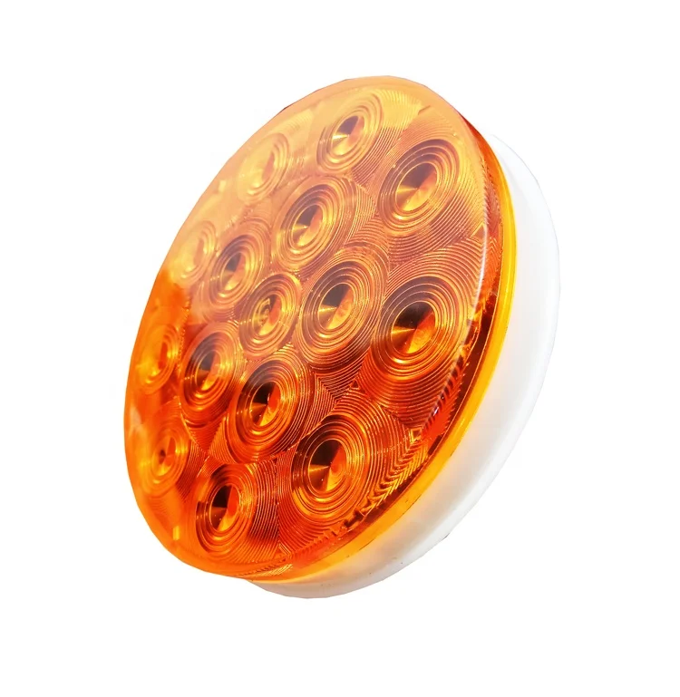 
4 inch round led turn signal indicator led tail lamp semi trailer 