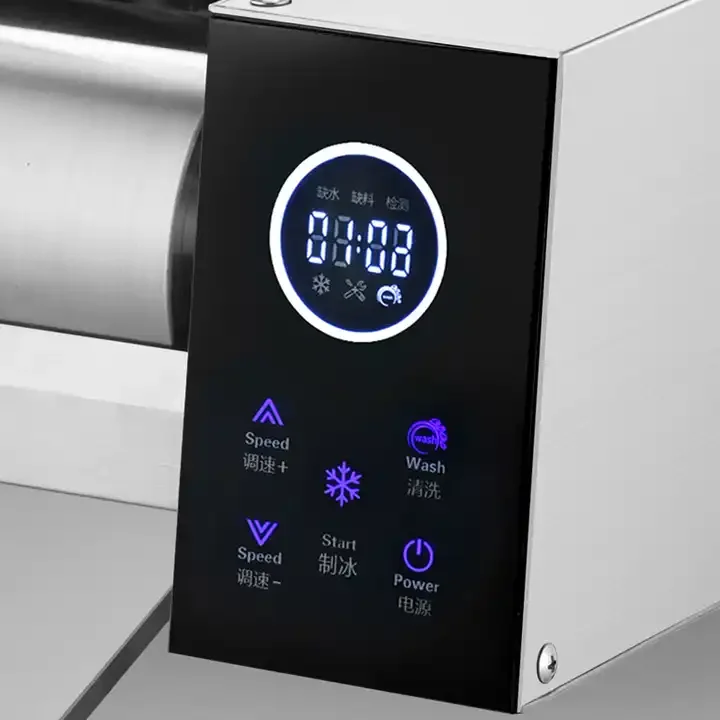 Ccommercial 100F Ice Shaver Snoway Bingsu Maker Machine Electric Snowflake Making Bubble Tea Shop Bar SY R404a Stainless Steel