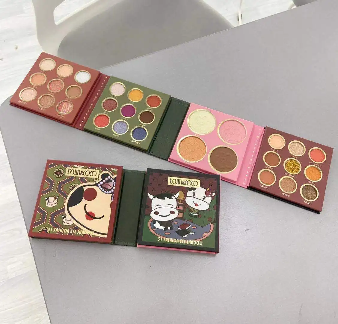 kevin coco 27 +4colors   eye shadow palette Shimmer Matte high pigmented eyeshadow sombras para ojos al por mayor
