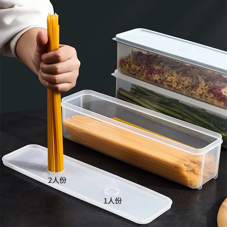 Waterproof Moisture-Proof Kitchen Accessories Noodle Grain Transparent Storage Box Food Storage Container Box