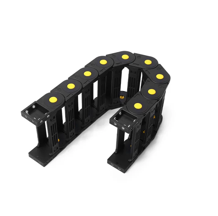 Nylon Tow Chain Machine Tool Plastic Track Semi-Enclosed Cable Trough Bridge Industrial size15*20