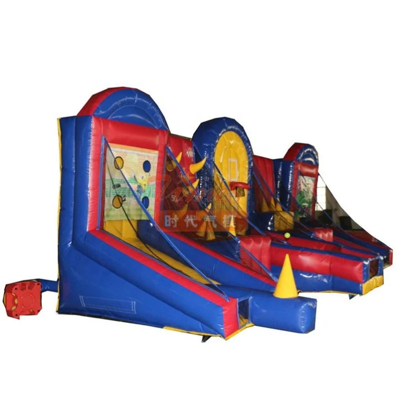 Interactive Inflatable Basketball Game, Inflatable Shooting Game For Sale, Inflatable Carnival Sport Game