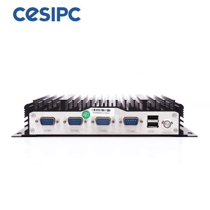 Latest Industrial J1900 2 Ethernet 12v Micro PC Fanless Mini PC Desktop Computer