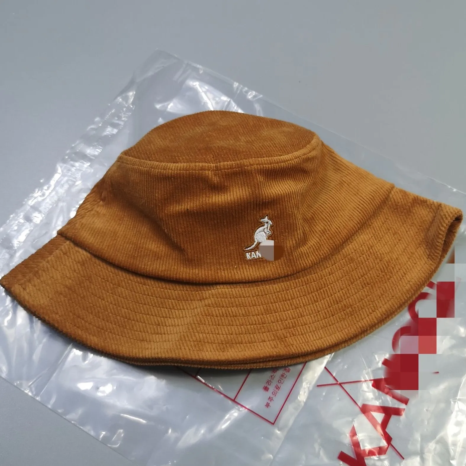 Wholesale Corduroy High Quality Kangaroo Beret  with Folding Color Unisex Fishing Cap Fisherman Bucket Hat