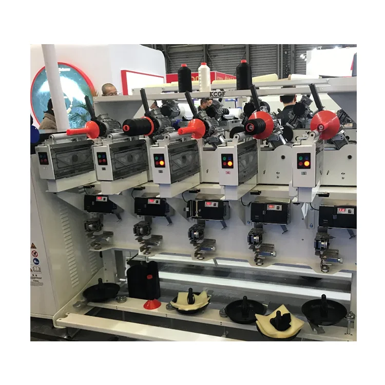KC212D Electric yarn cone winder sewing threads cone winding machines for Y tube