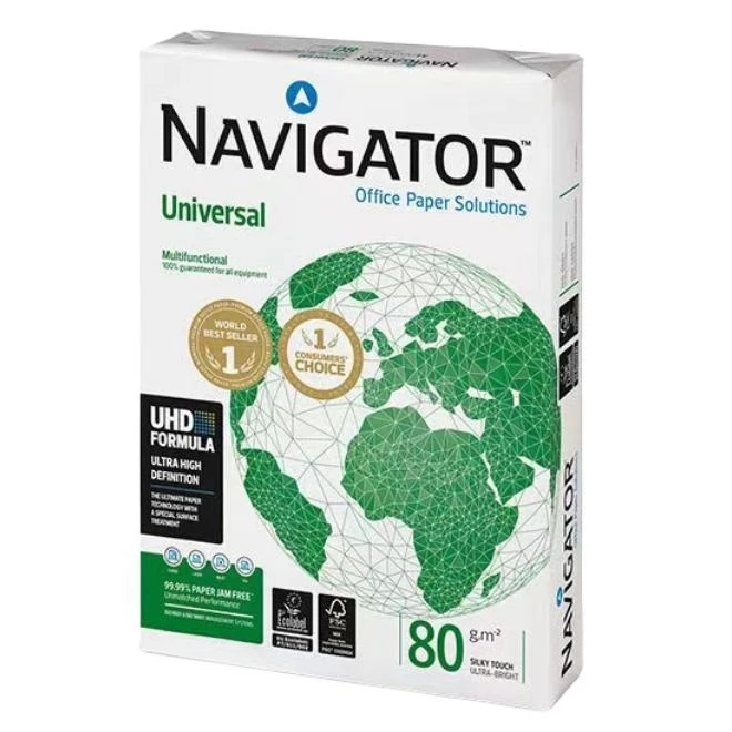 Оптовая цена бумаги Ream Navigator A4 бумага 80 Gsm коробка 5 стопы
