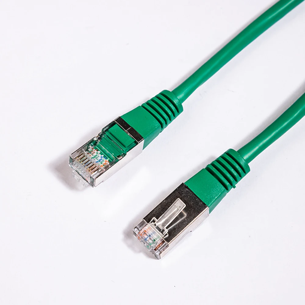  Hot Sales LSZH PVC CAT 5e FTP Shielded Bare Copper Ethernet Cable RJ45 Connector CAT5e Patch