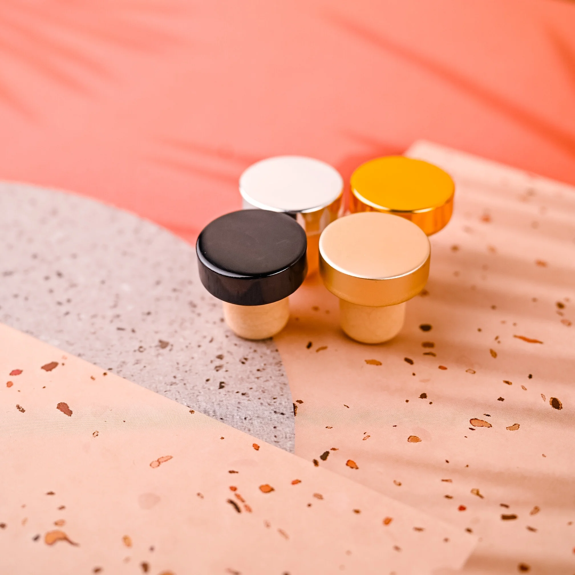 Factory wholesale cork-based T-type polymer-based sealed oak cork reed diffuser bottle stopper