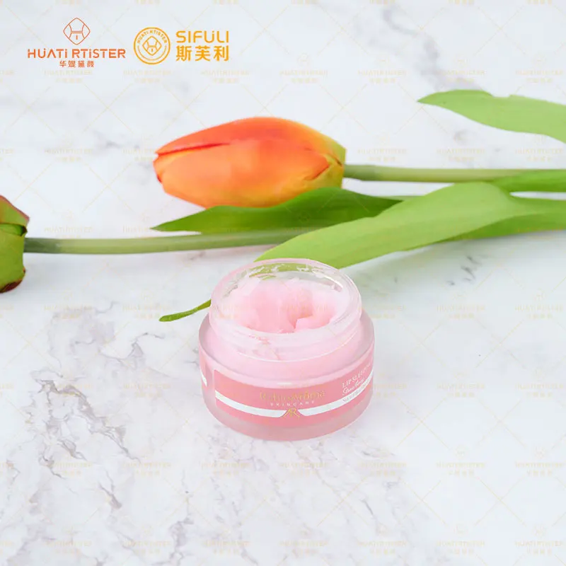 RubioAroma Hot Sale Lip Treatment Organic Hyaluronic Acid Double Sided Lip Care Scrub And Lip Mask