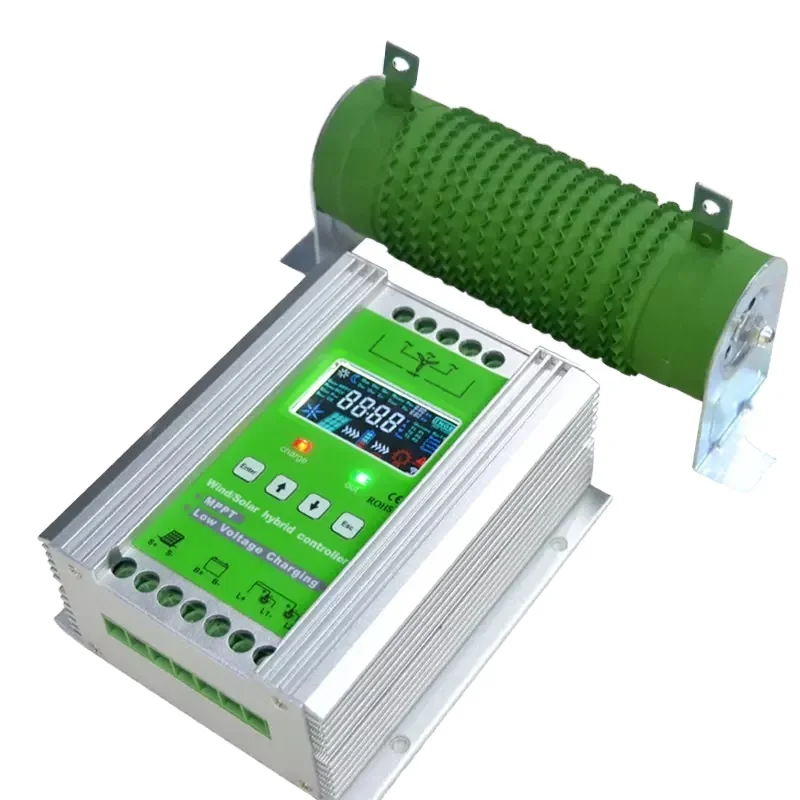 MPPT solar wind hybrid inverter charge controller 12v 24v 48v for 300w 400w 500w 600w 800w wind turbine