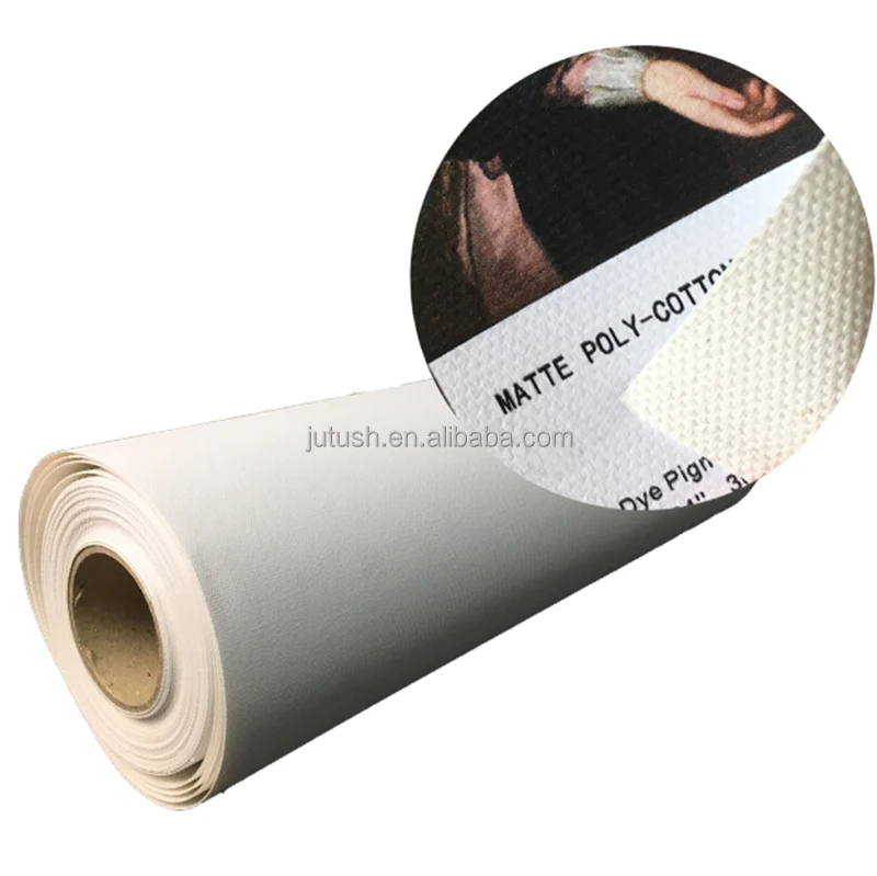 Artist Glossy Matte 100% Cotton Canvas Roll Inkjet Printing Art Paint Blank Canvas