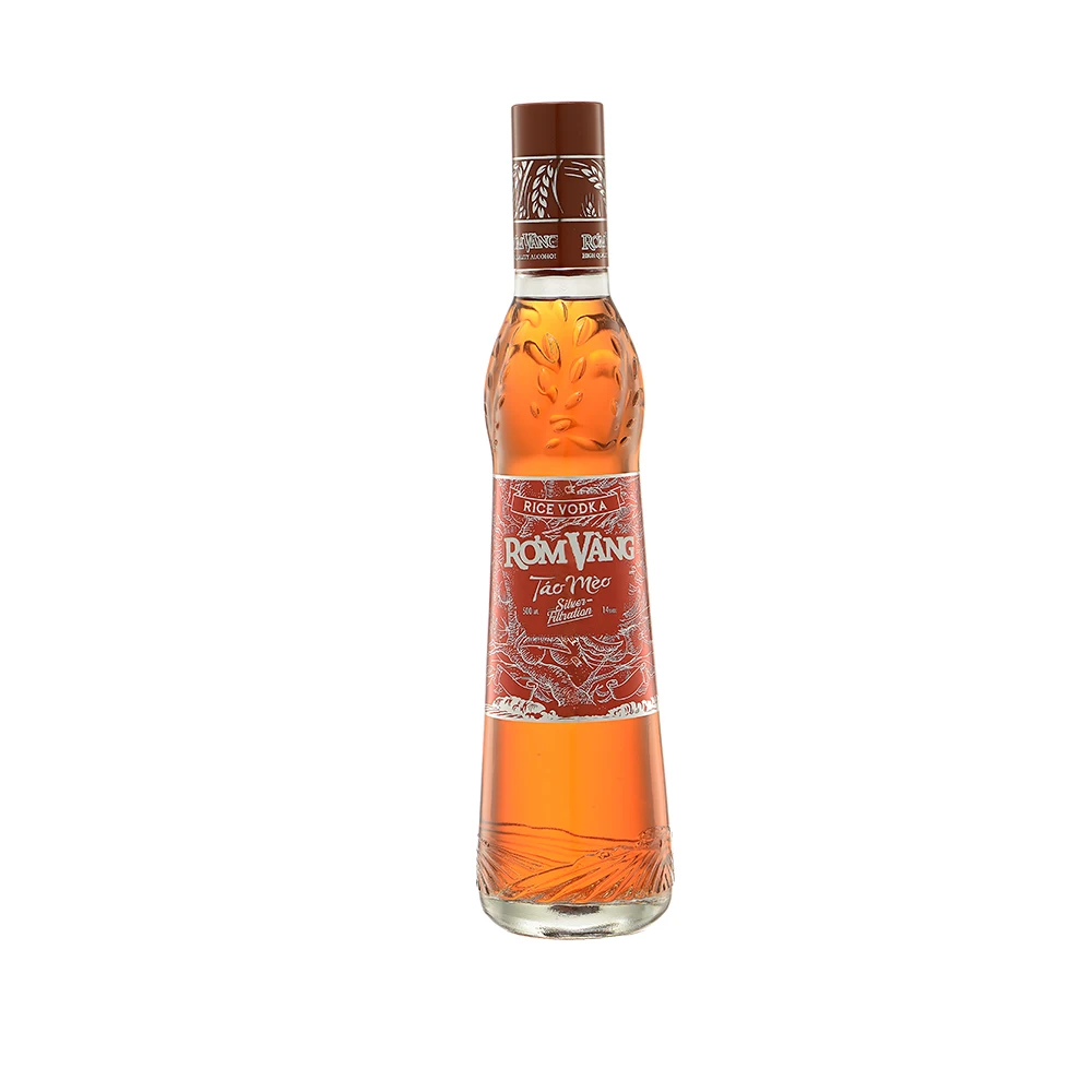 Made in Vietnam Beverage Rom Vang Liquor Apricots Flavor 29% - 500 ml
