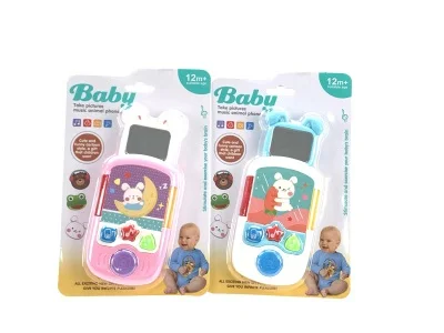 2 color mixed cartoon bear shape Window box AAAbattery*2 not included animal photo lighting music mobile phone toy