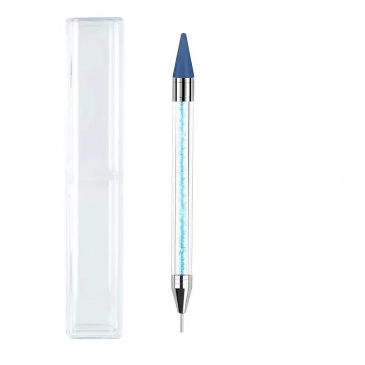 Nails Salon Professional Nail Art Pen Tools Rhinestones Dotting Picker Pick Wax Pen For Crystal