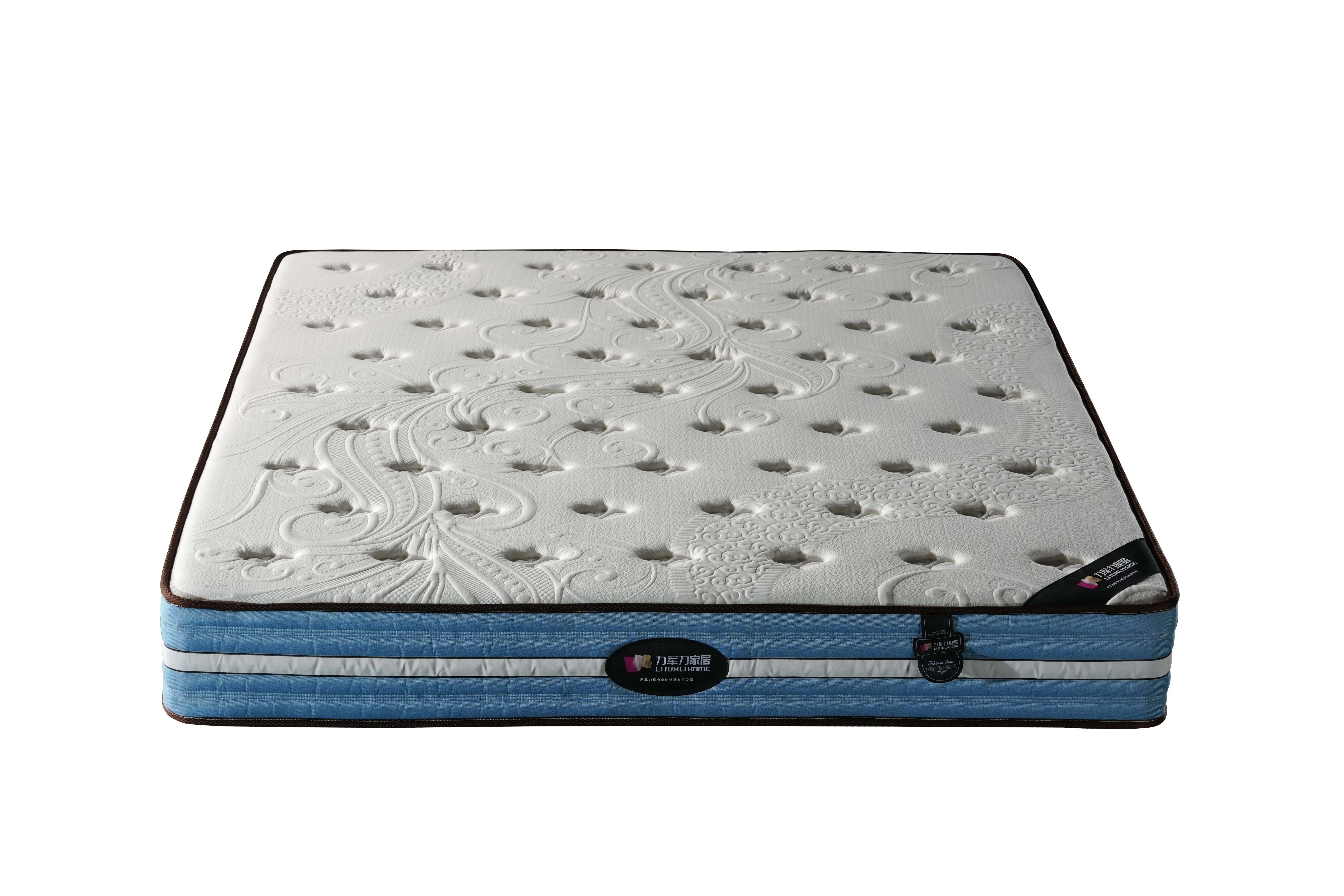 Manufacturer Luxury 5 Star Hotel Wholesale Vacuum Compressed Latex Pocket Spring Queen Size Mattress