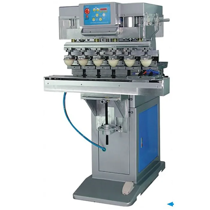 6 Color Pad Printer with Shuttle  S6/S