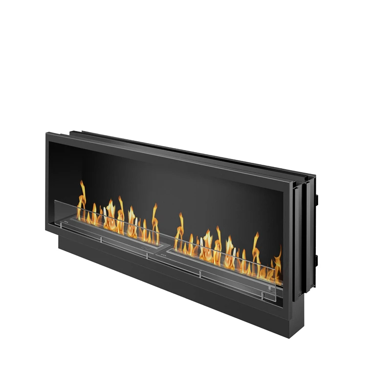 72 inch  intelligent chimeneas firebox outdoor bio ethanol wall fireplace electric fire